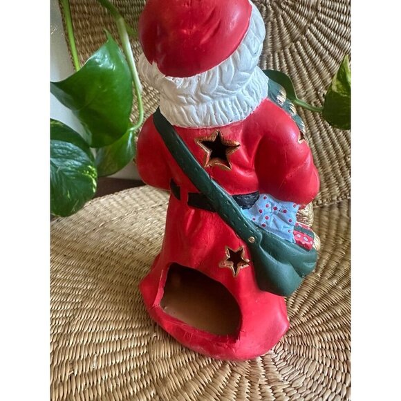 Vintage Santa Claus Candle Holder - Picture 5 of 9